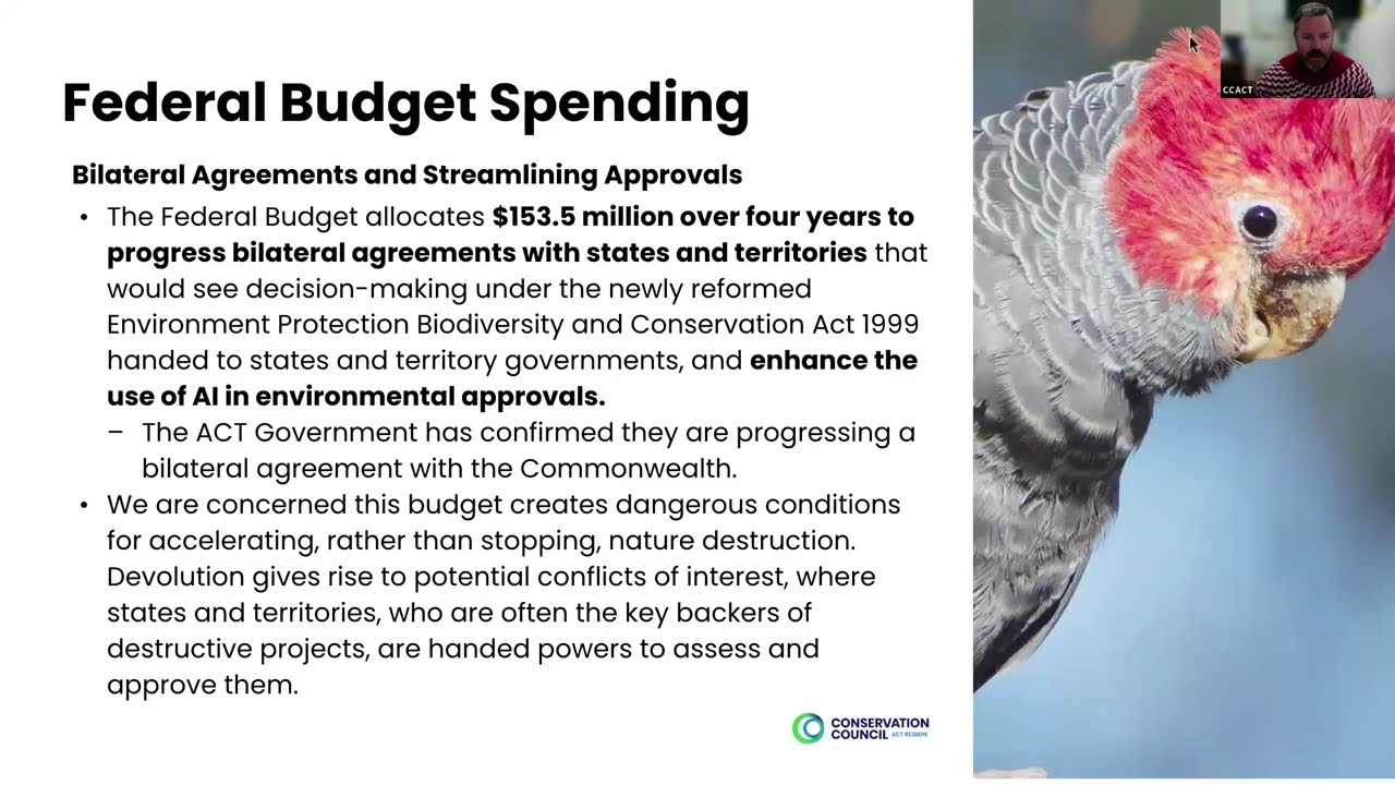 Webinar: 2026-27 ACT Budget Breakdown
