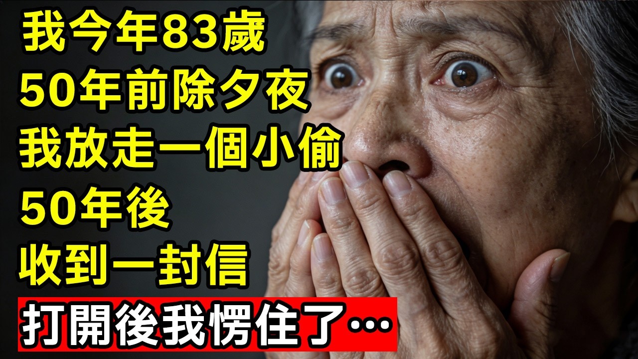 我今年83歲，50年前的除夕夜，我放走一個小偷，50年後收到一封信，打開後我愣住了…