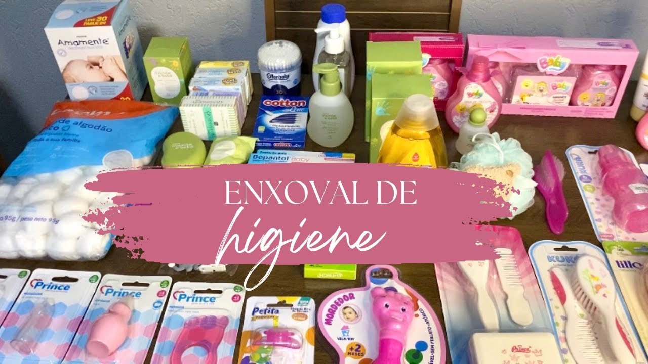 ENXOVAL DE HIGIENE DA BEBÊ | MOSTREI TUDO O QUE ELA TEM! 👶🏻