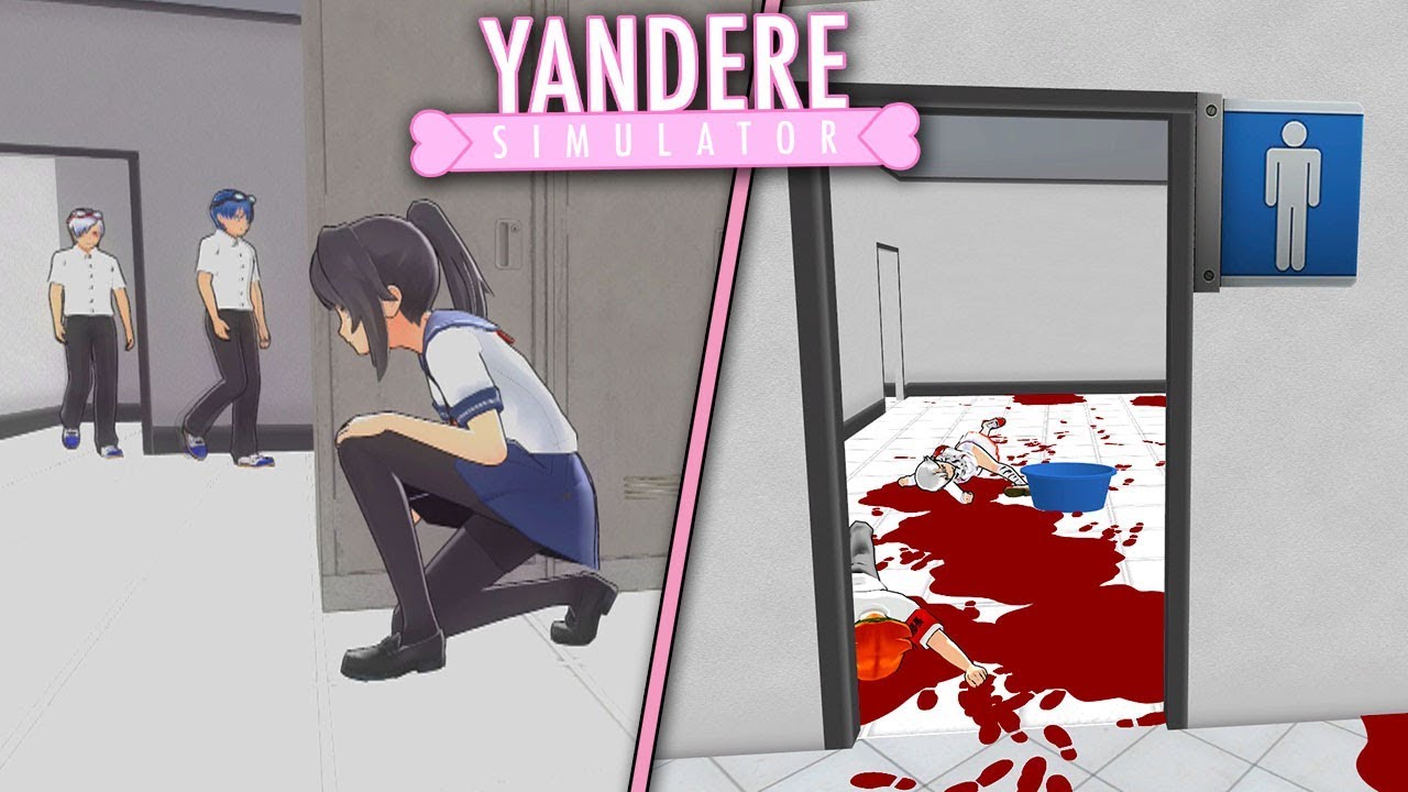 ENTRARE DI NASCOSTO NEL BAGNO DEI MASCHI - Yandere Simulator