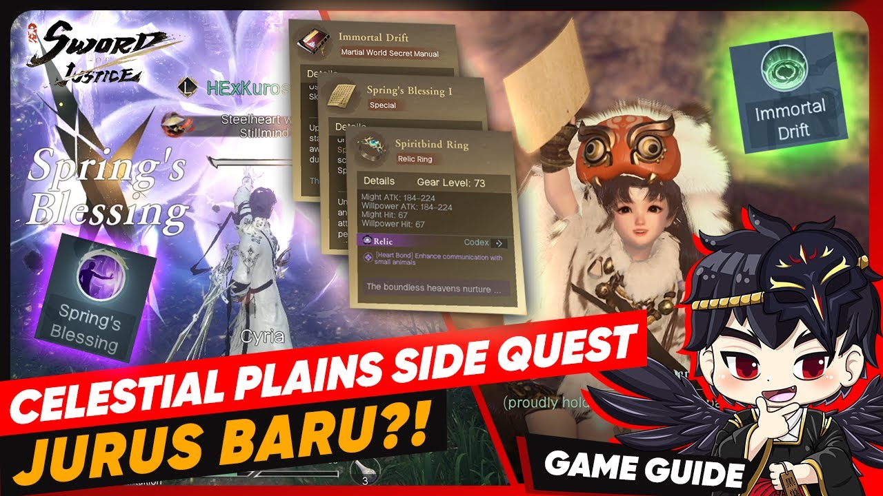 Side Quest Map Celestial Plain — Unlock Jurus & Cincin Baru! | SOJ 