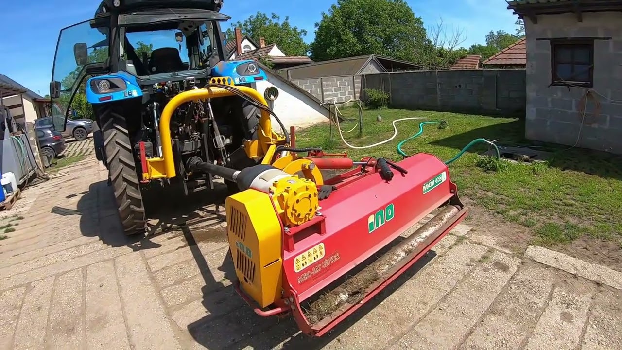 Kompaktorozás és mulcsozás/ Landini 7-230/ Farmet K-600/Landini 6-145/ INO MKM 160/ FJDynamics RTK.