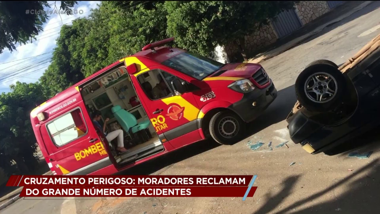 CRUZAMENTO PERIGOSO: MORADORES RECLAMAM DO GRANDE NÚMERO DE ACIDENTES