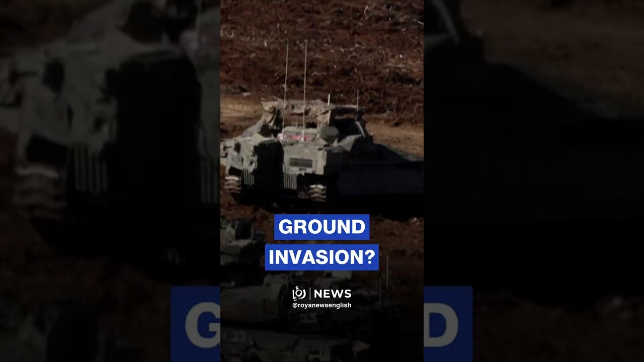 &lsquo;Israeli&rsquo; army tanks move on southern Lebanon, seen from northern &lsquo;Israel&rsquo;