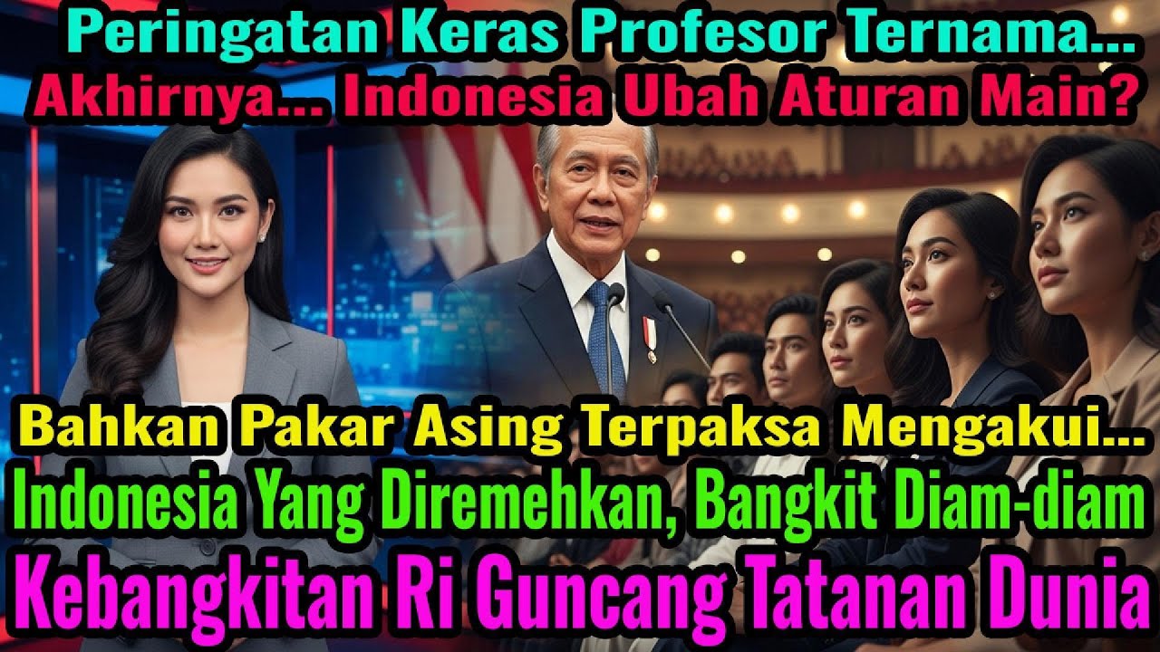 MENGAPA AS GAGAL MELIHAT WAJAH ASLI INDONESIA? PENGAKUAN JUJUR PROFESOR TOP AMERIKA.