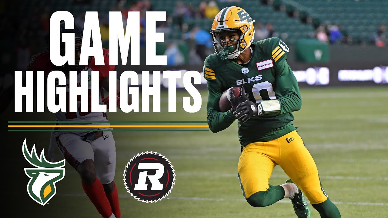 GAME HIGHLIGHTS │REDBLACKS vs Elks│ 08.27.22