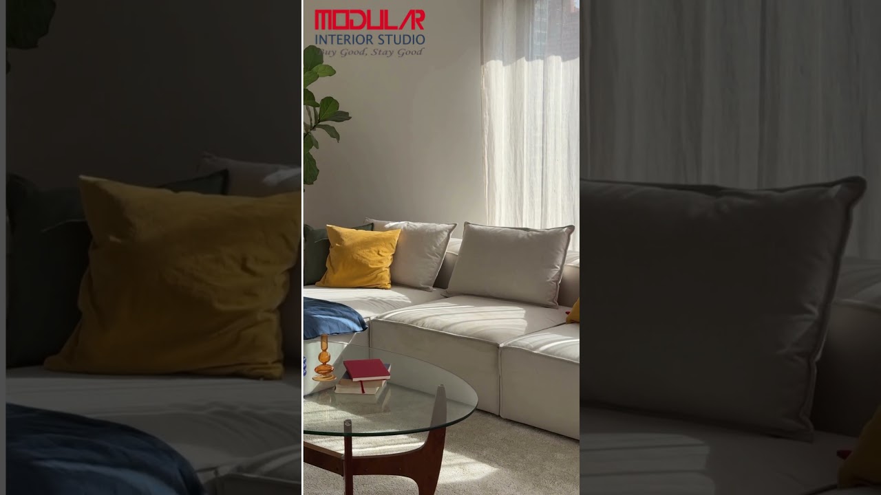 Creating a Functional & Stylish Living Room Layout || Modular Interior Studio