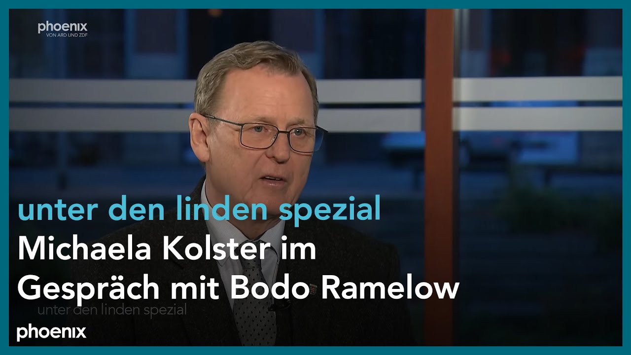 Bodo Ramelow bei #unterdenlindenspezial mit Michaela Kolster