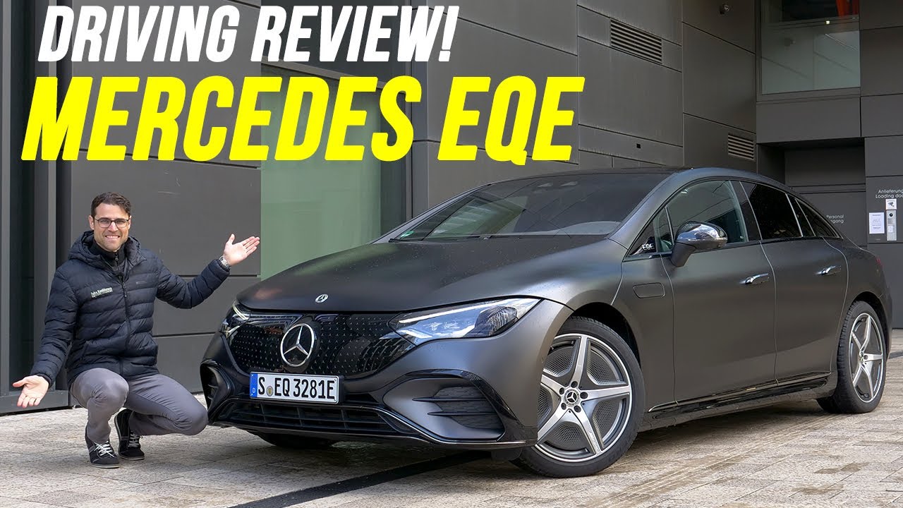Mercedes EQE 500 AWD AMG-Line driving REVIEW - how good is the electric CLS / E-Class?