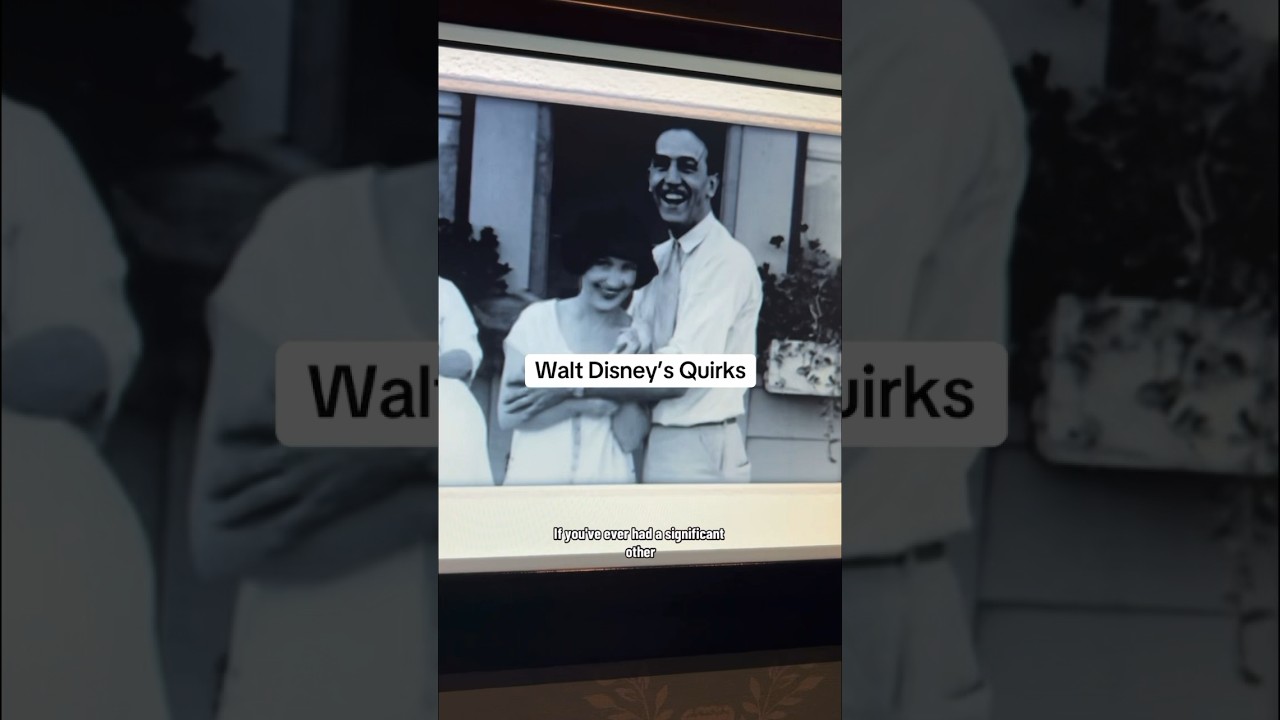 Walt Disney&rsquo;s Quirks (according to his wife) #waltdisney #disneyparks #disneyshorts #disney