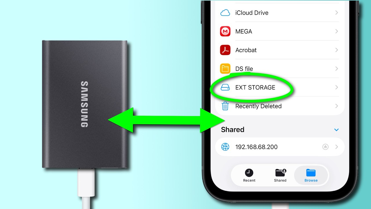 Подключение внешнего жесткого диска к iPhone — 3 простых совета!