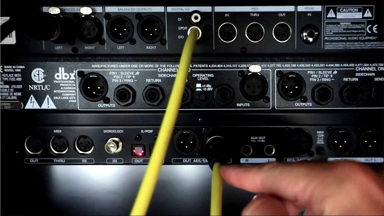 COMPATIBILIDAD ENTRE LOS PROTOCOLOS DE AUDIO DIGITAL S/PDIF (RCA) y AES / EBU (XLR)