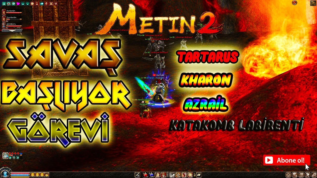 Metin2 SAVAŞ BAŞLIYOR GÖREVİ ( TARTARUS KHARON ) METİN2TR   ByGezGin