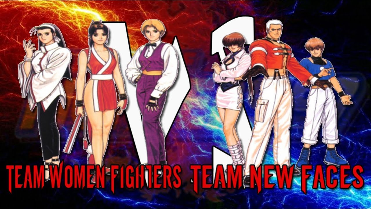 KOF 97 - Team  Women Fighters Vs Team New Faces | Neo Admx