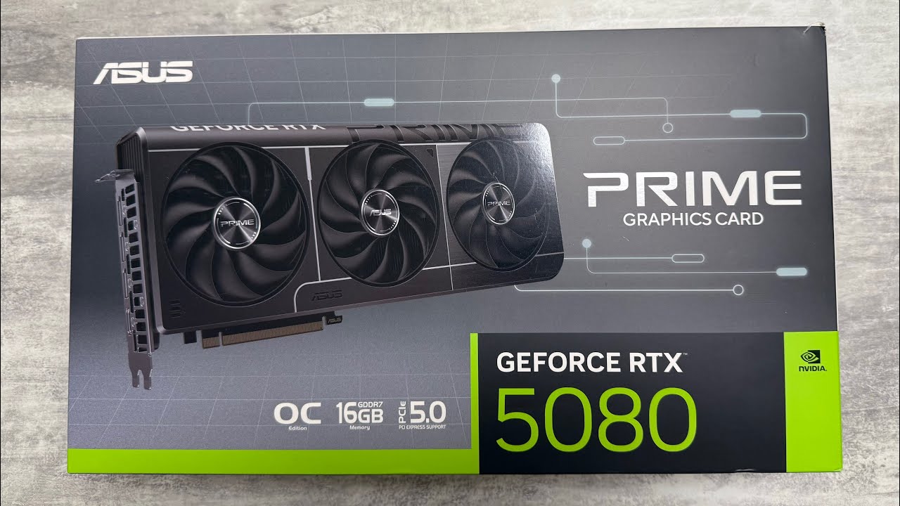 Игровая Видеокарта ASUS PRIME RTX 5080 16GB OC | Обзор Распаковка Комплектация Тест в Играх