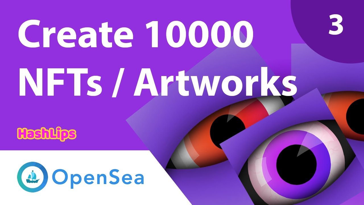 Create 10000 generative NFTs / Artworks with code part 3