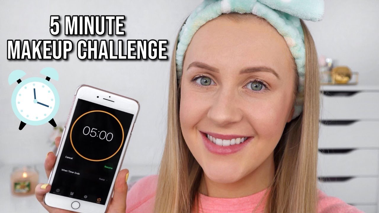 5 Minute Makeup Challenge | Rosie Eva Millard