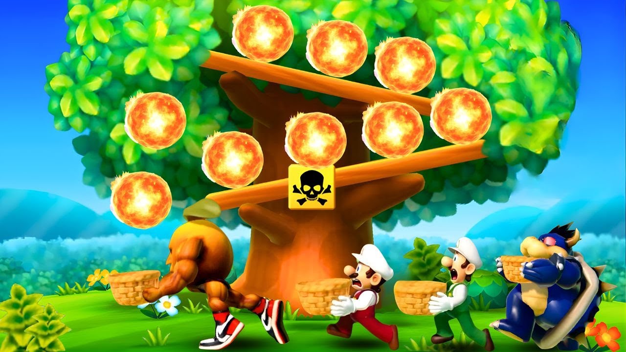 Mario Party Superstars Minigames – FIRE MODE Mario vs Dark Bowser CHAOS! 💥🔥