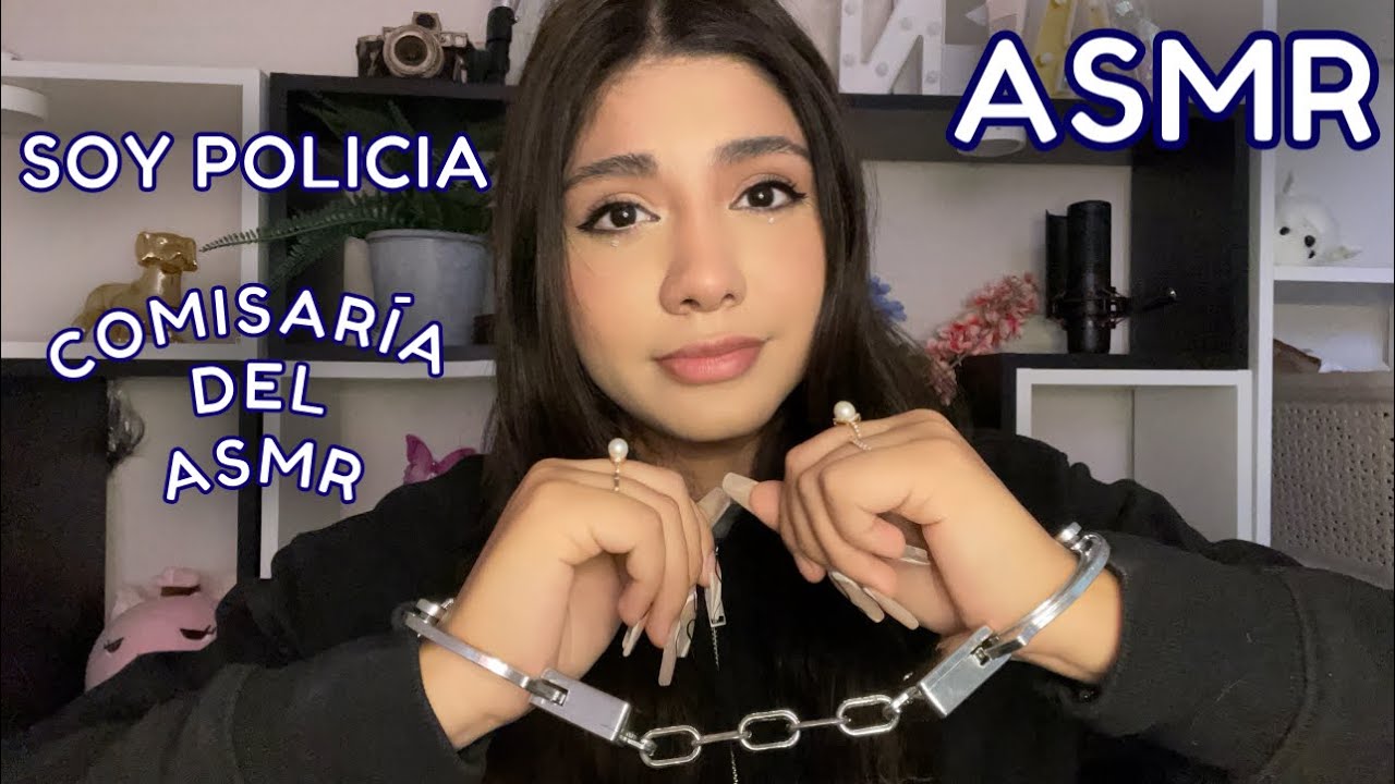ASMR ESPAÑOL / (roleplay) SOY POLICÍA y TE HAGO ASMR / asmr EN LA C4RC3L