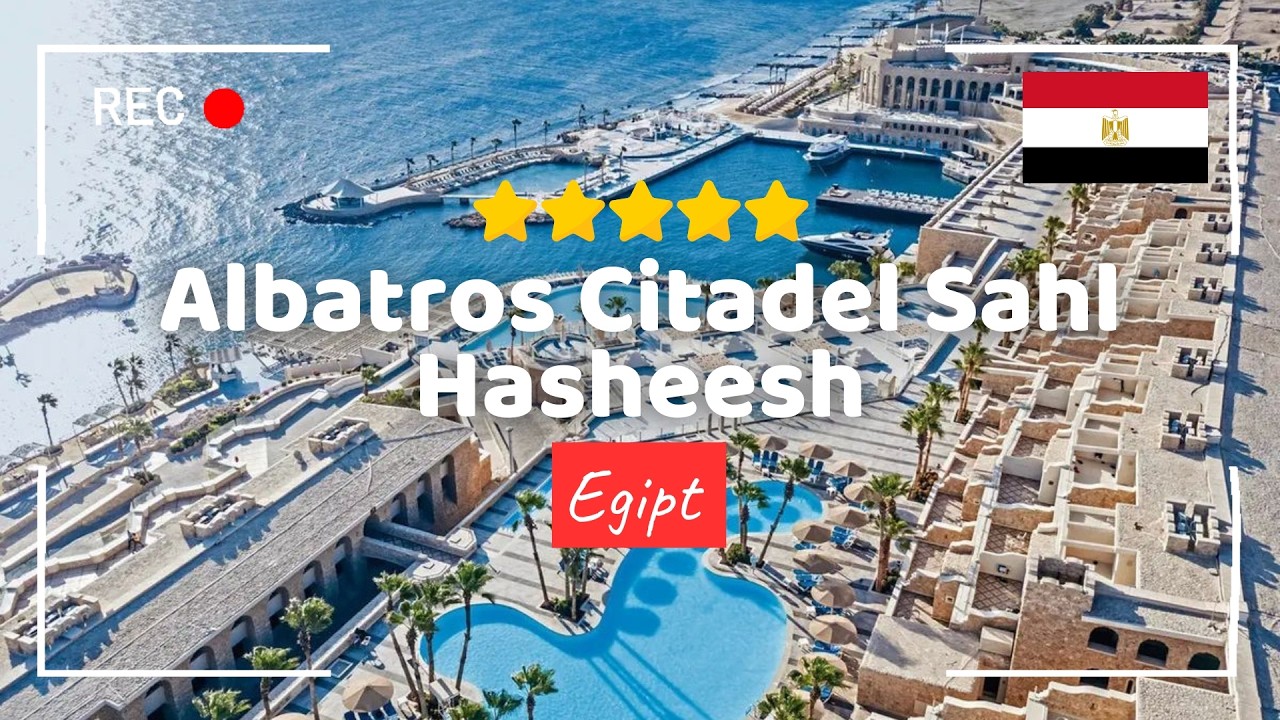 ALBATROS CITADEL SAHL HASHEESH 5*  🇪🇬☀️ HURGHADA, LUKSUSOWY HOTEL W EGIPCIE 🌊💛 #egipt #hurghada