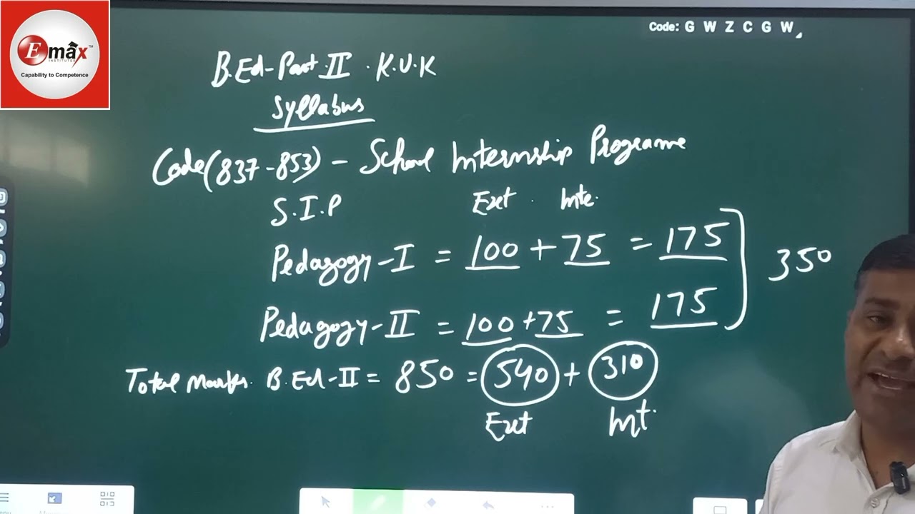 B.Ed 2nd year Kurukshetra university Syllabus Discussion