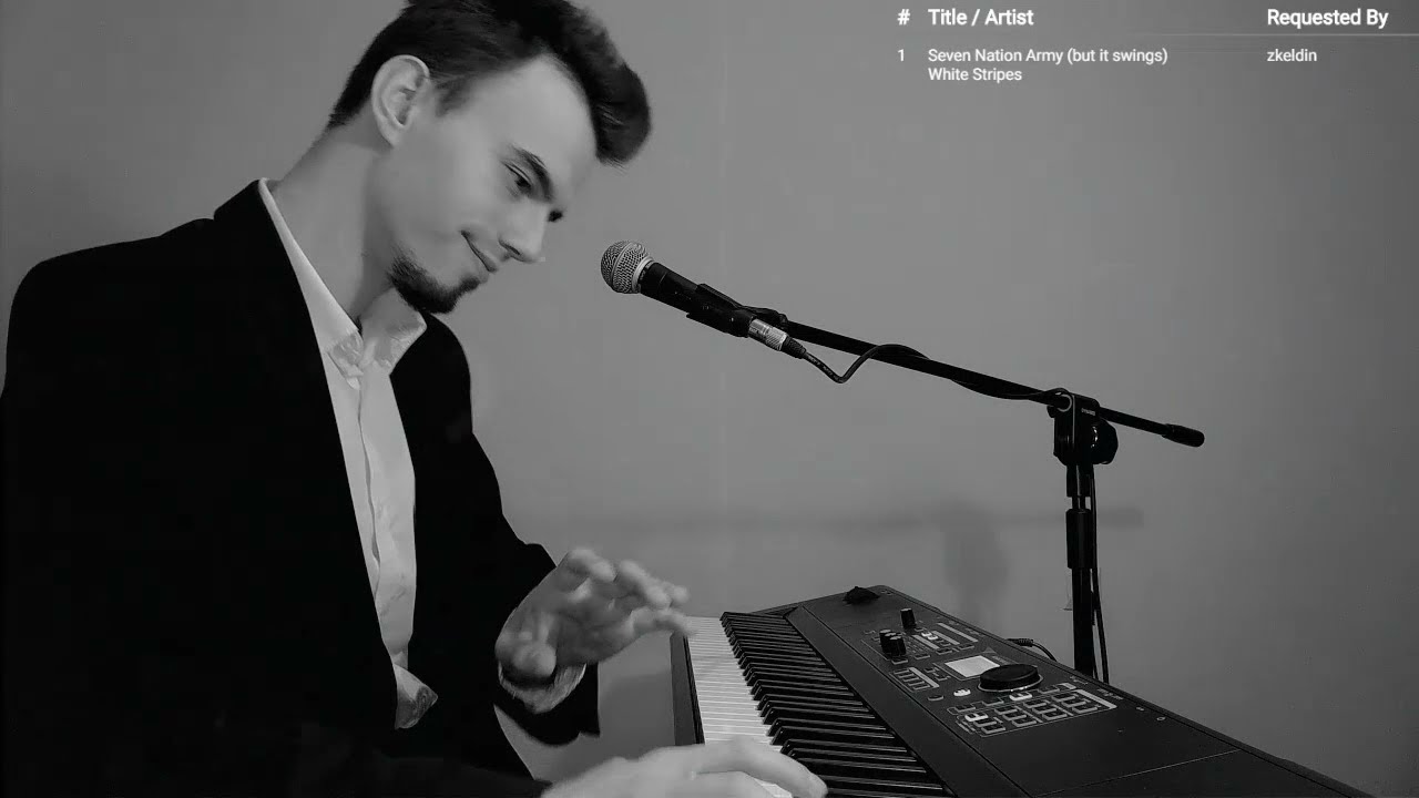 Live Piano & Singing - Seven Nation Army, but it swings! (The White Stripes / Postmodern Jukebox)