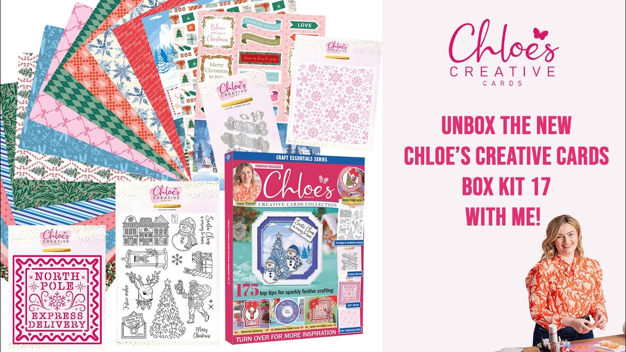 Распаковка набора Chloes Creative Cards Box Kit 17 с Хлоей Эндин