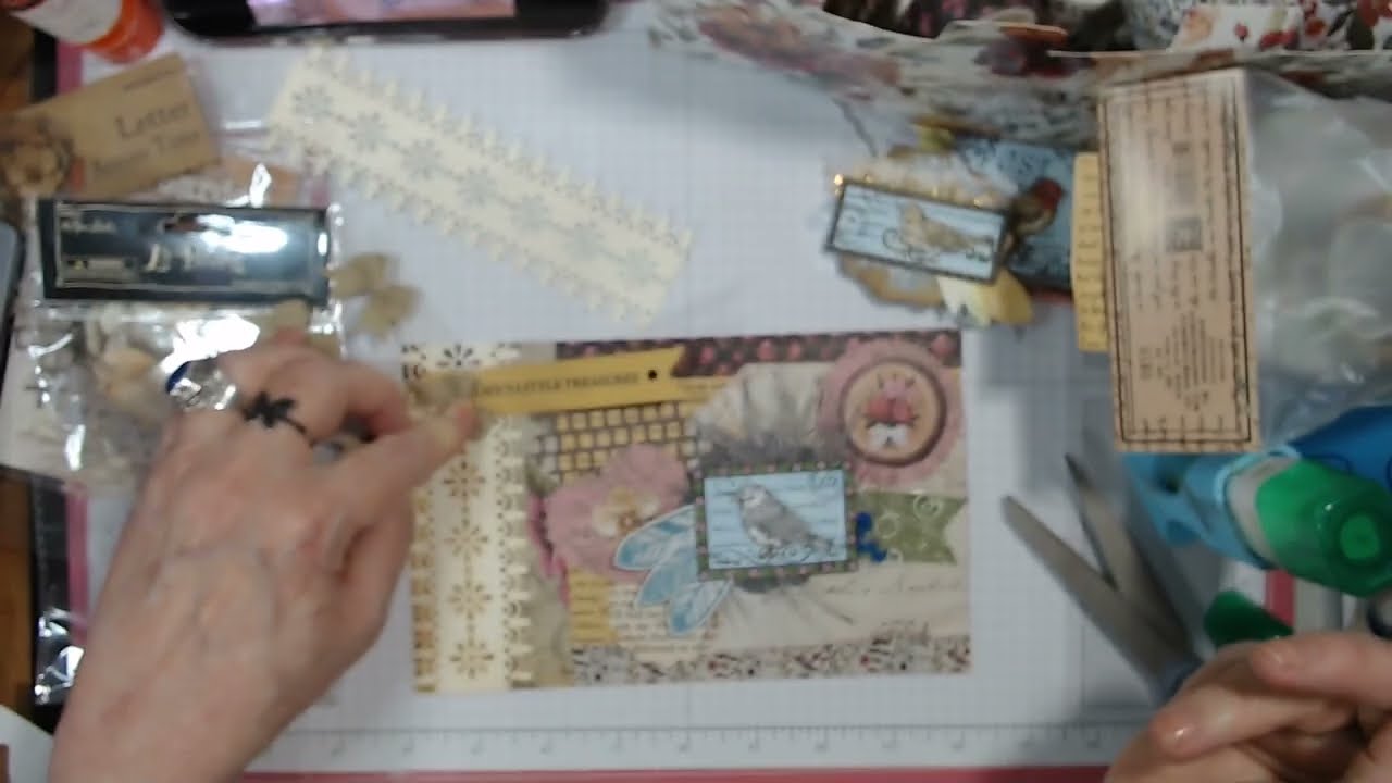 #decktheyear - Week 6 - 2/6/2026 - Host: @PennysCraftyCreations  - Large Altered Index Card