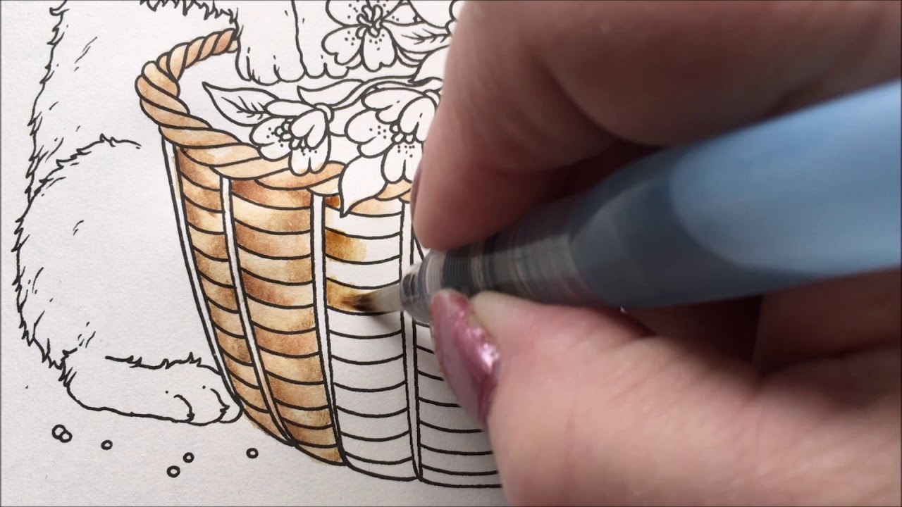 Adult Coloring - Jewelry Box, Bunny page Part 1