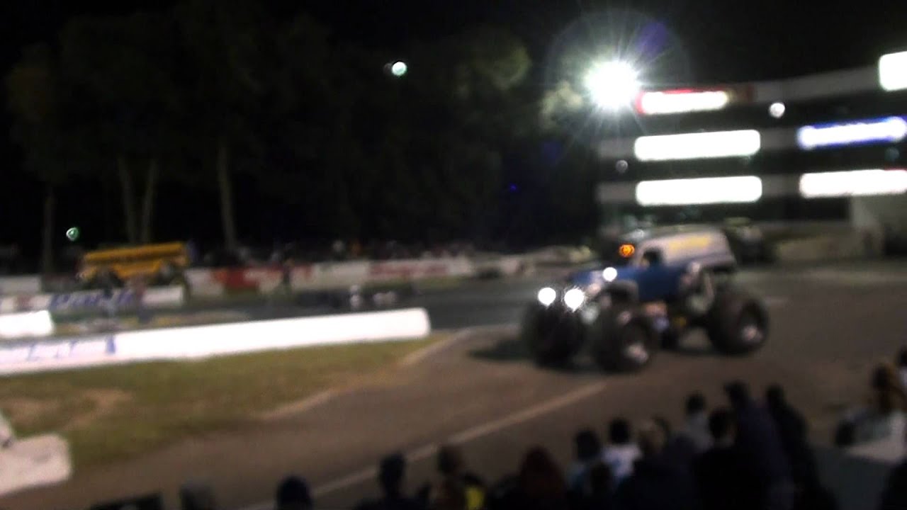 Monster Trucks  Higher Education Cool Bus vs. Grave Digger The Legend
