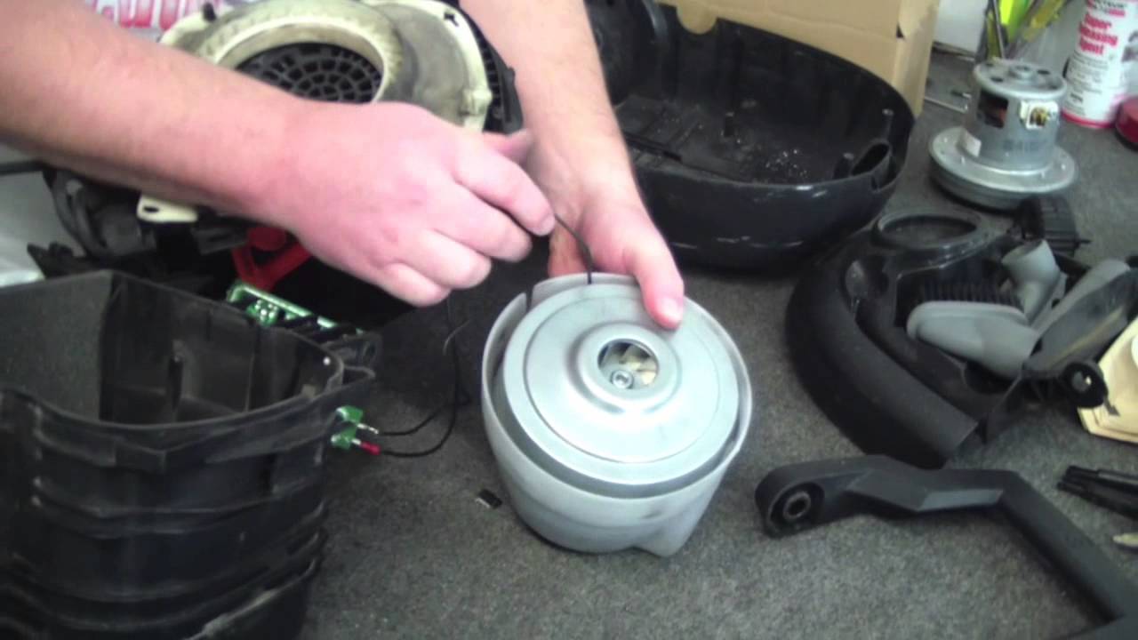 How To Replace The Motor In A Wertheim 5035 Vacuum Cleaner - How To Fix The Grinding Motor Sound