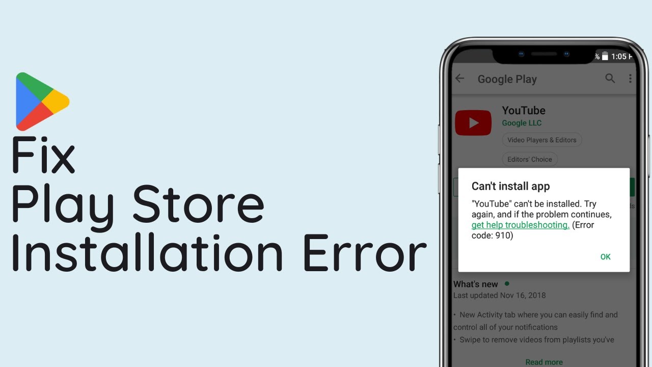 Как исправить ошибку &laquo;Не удаётся установить приложение в Google Play Store&raquo;