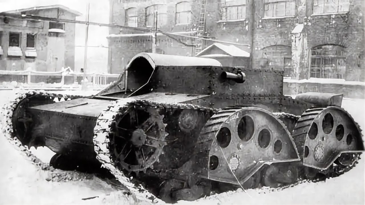 A mad Soviet JUMPING tank in nineteen thirty-seven! TPP-2
