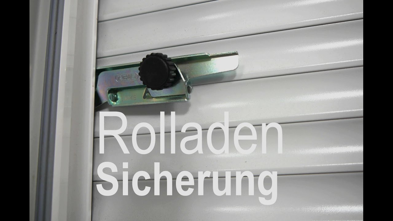 Rolladen Sicherung ABUS RS97 - Anleitung -