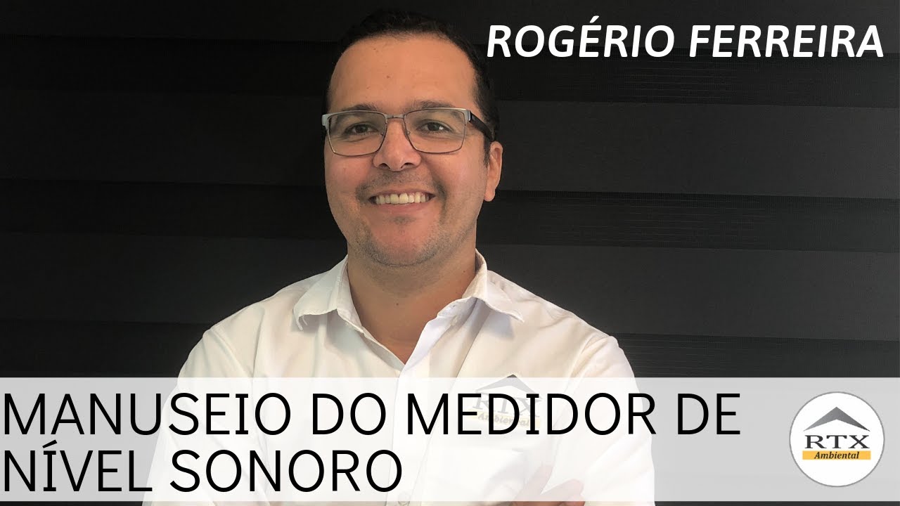 Manuseio do medidor de nível sonoro (decibelímetro) Svantek 971
