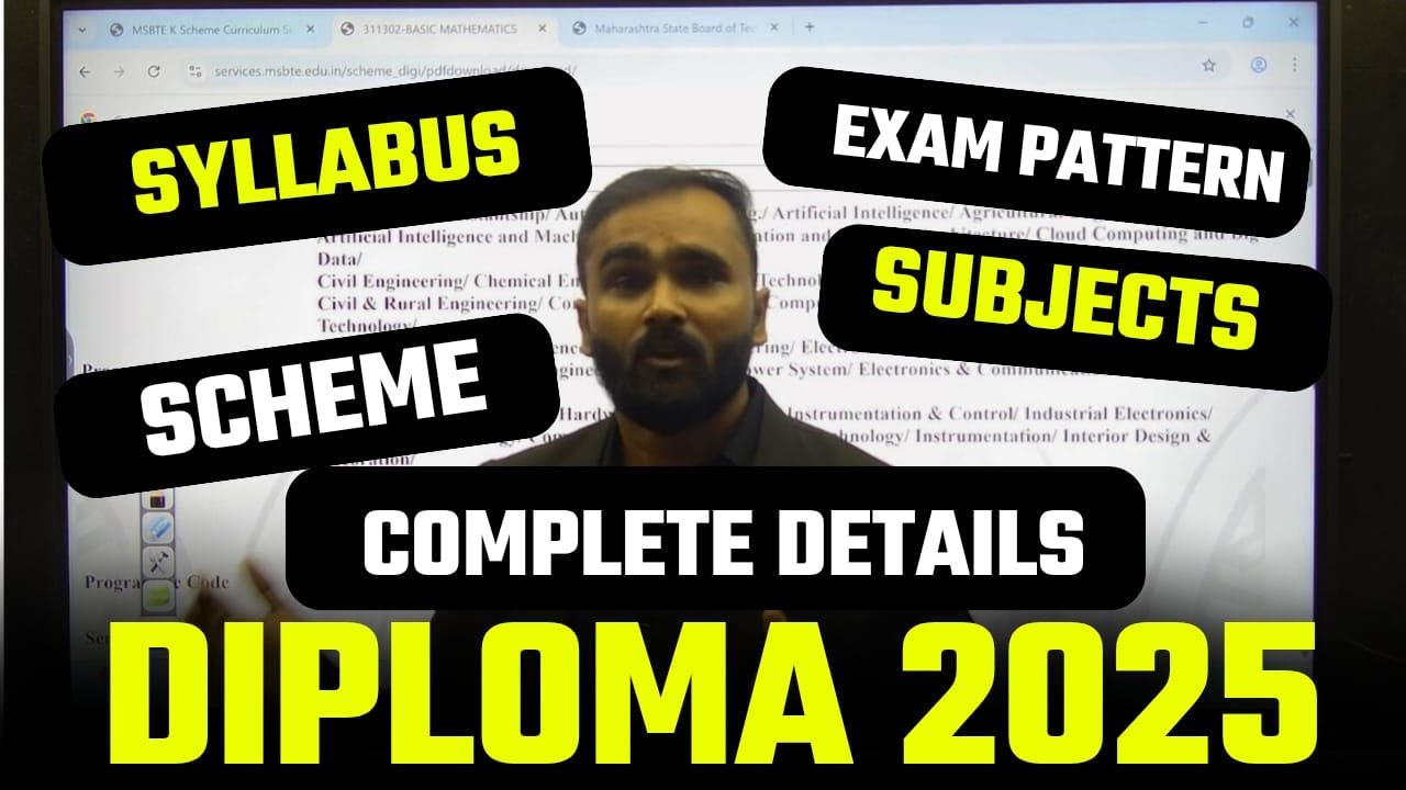 Diploma 2025 New Syllabus Complete Detail | K Scheme | MSBTE | Pradeep  Giri Sir