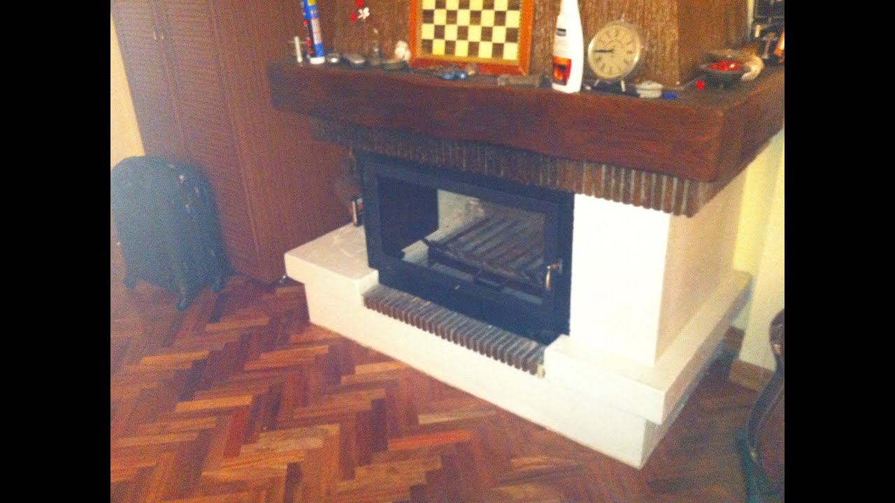 Timelapse Cierre de chimenea - Instalaci&oacute;n puerta chimenea - caset chimenea