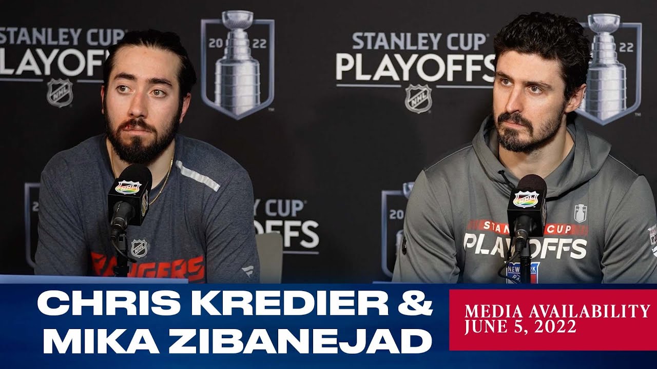New York Rangers: Chris Kreider & Mika Zibanejad Postgame Media Availability | June 5, 2022