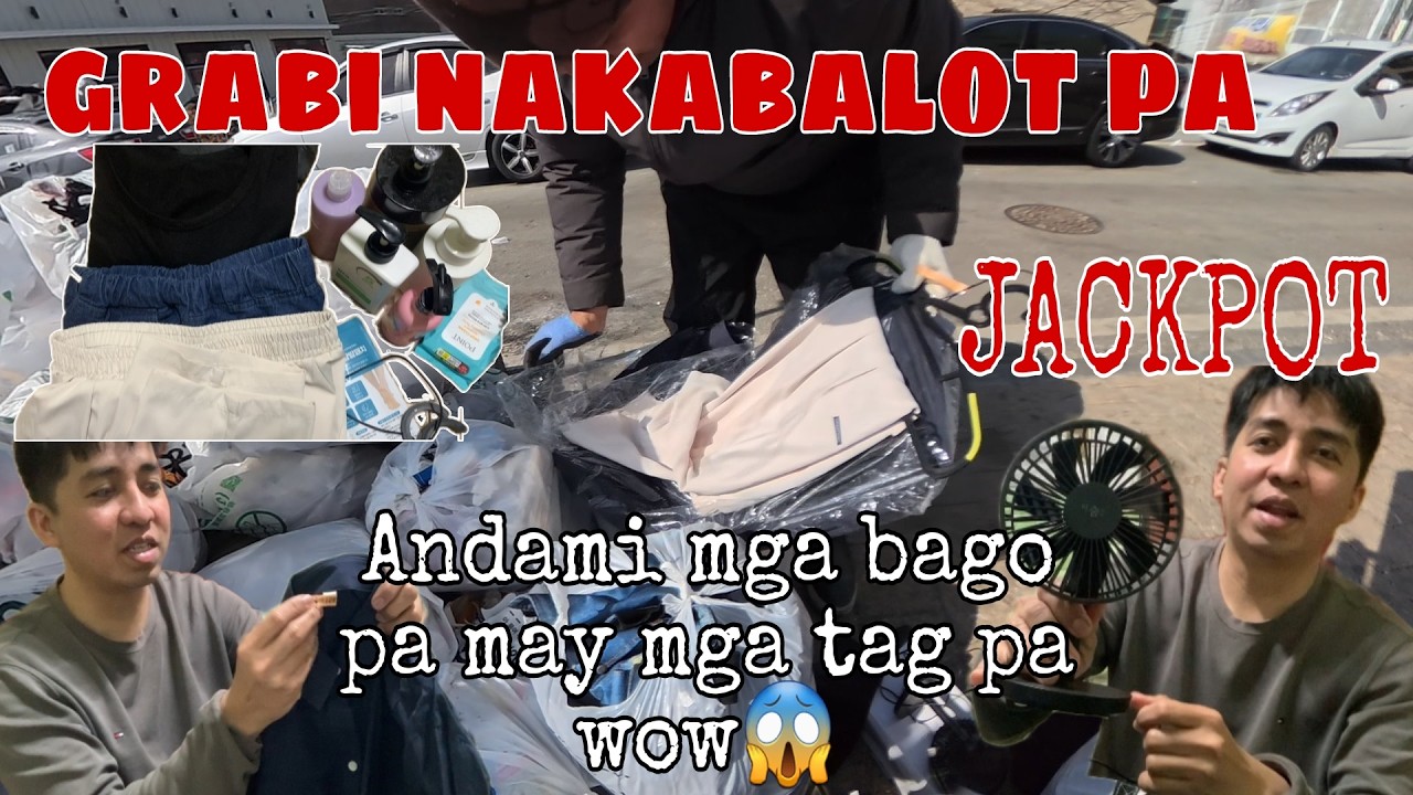 DUMPSTER DIVING#128 Grabi ang ganda ng mga nakuha ko nakabalot pa sa plastic😱.Pang sosyal ang mga to
