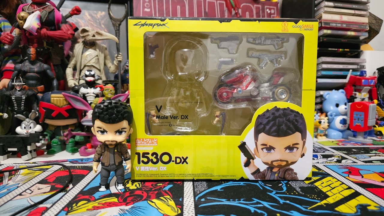 Nendoroid Cyberpunk 2077 V Deluxe Male Version 1530-DX Review