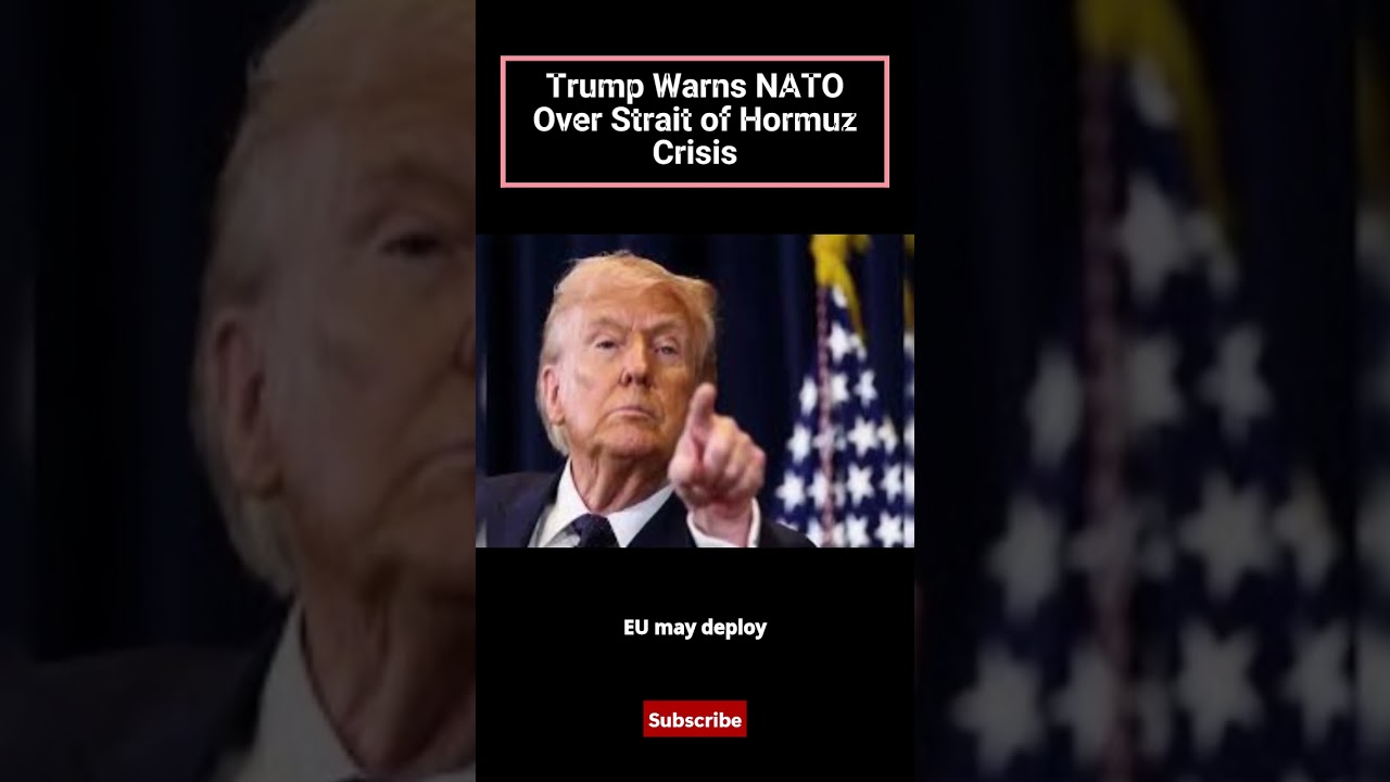 Trump Warns NATO Over Strait of Hormuz Crisis | 20% of World Oil at Risk! Strait of Hormuz Tensions