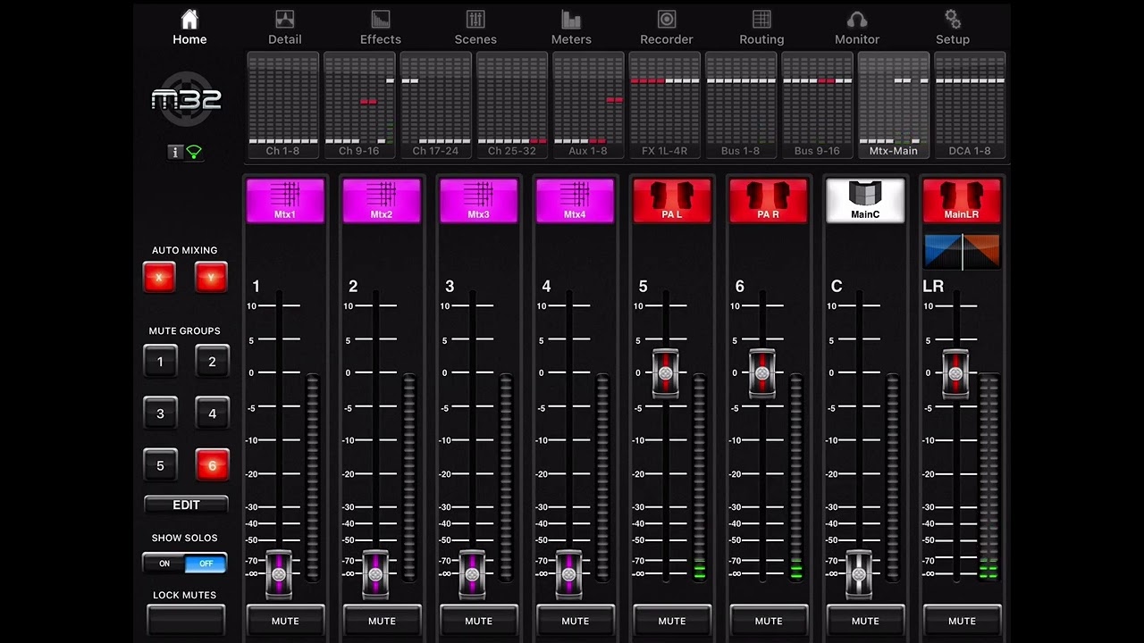 EP.1 X32rack Routing OUT PUT