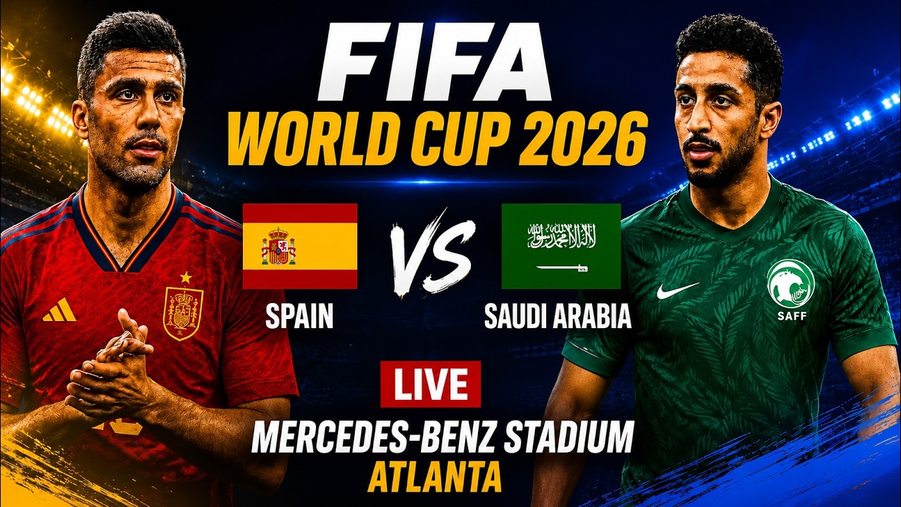 FIFA World Cup 2026 LIVE: Spain vs Saudi Arabia | Live Score, Match Updates  | Football LIVE