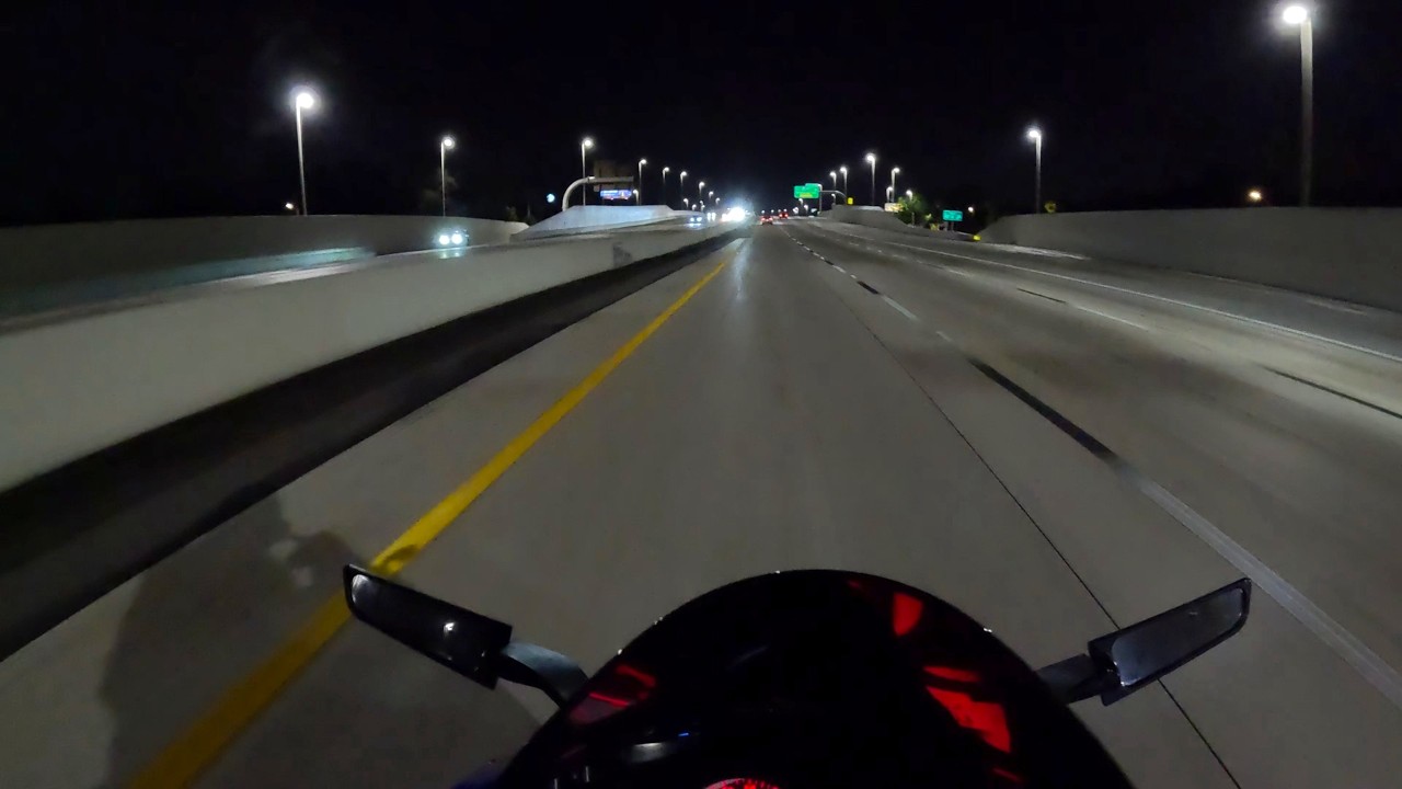K7 Suzuki GSXR-600 POV | Tampa International Airport parking garage to New Tampa