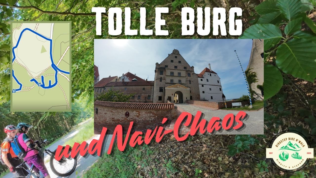 MTB-Tour (92 km) zur Burg Trausnitz, zur&uuml;ck &uuml;ber Isarradweg