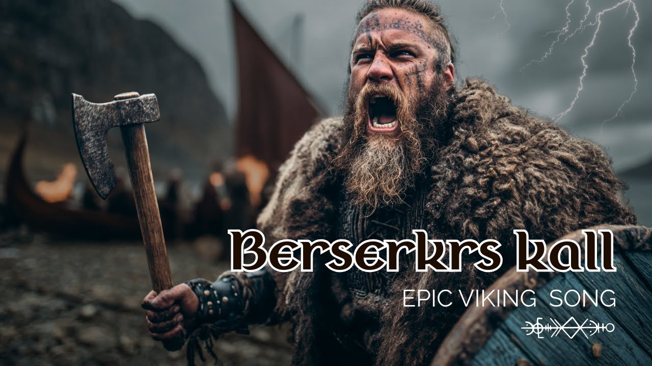 Berserkrs kall (Berserkr’s Call) – Epic Viking War Song (Old Norse Chant) | Nordic Battle Music