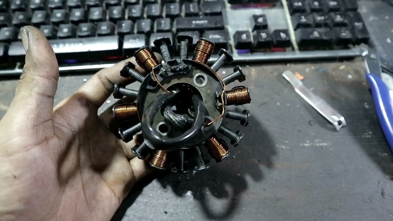 Tutorial Cara Gulung Ulang Spul Shogun 125 FI Injeksi 3 Fasa