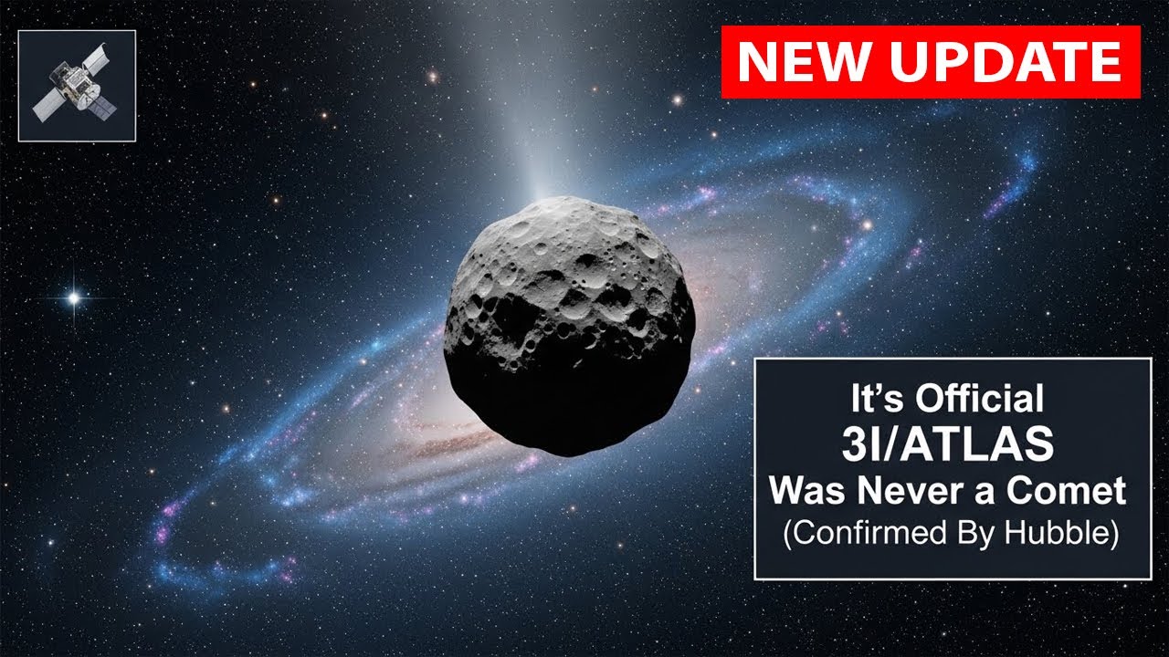 It’s OFFICIAL - 3I/ATLAS Was NEVER a Comet (Hubble Data)