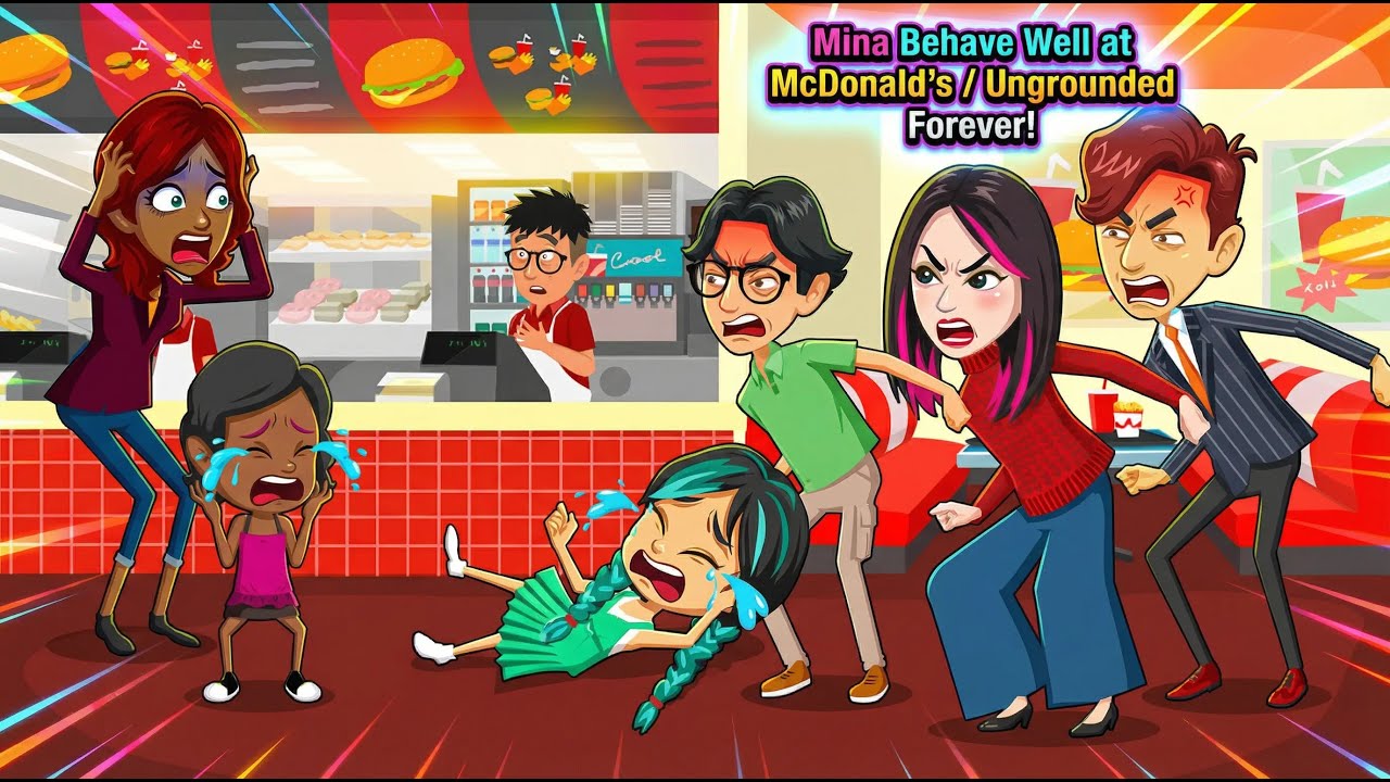 Mina Behave Well at McDonald's - Ungrounded Forever!