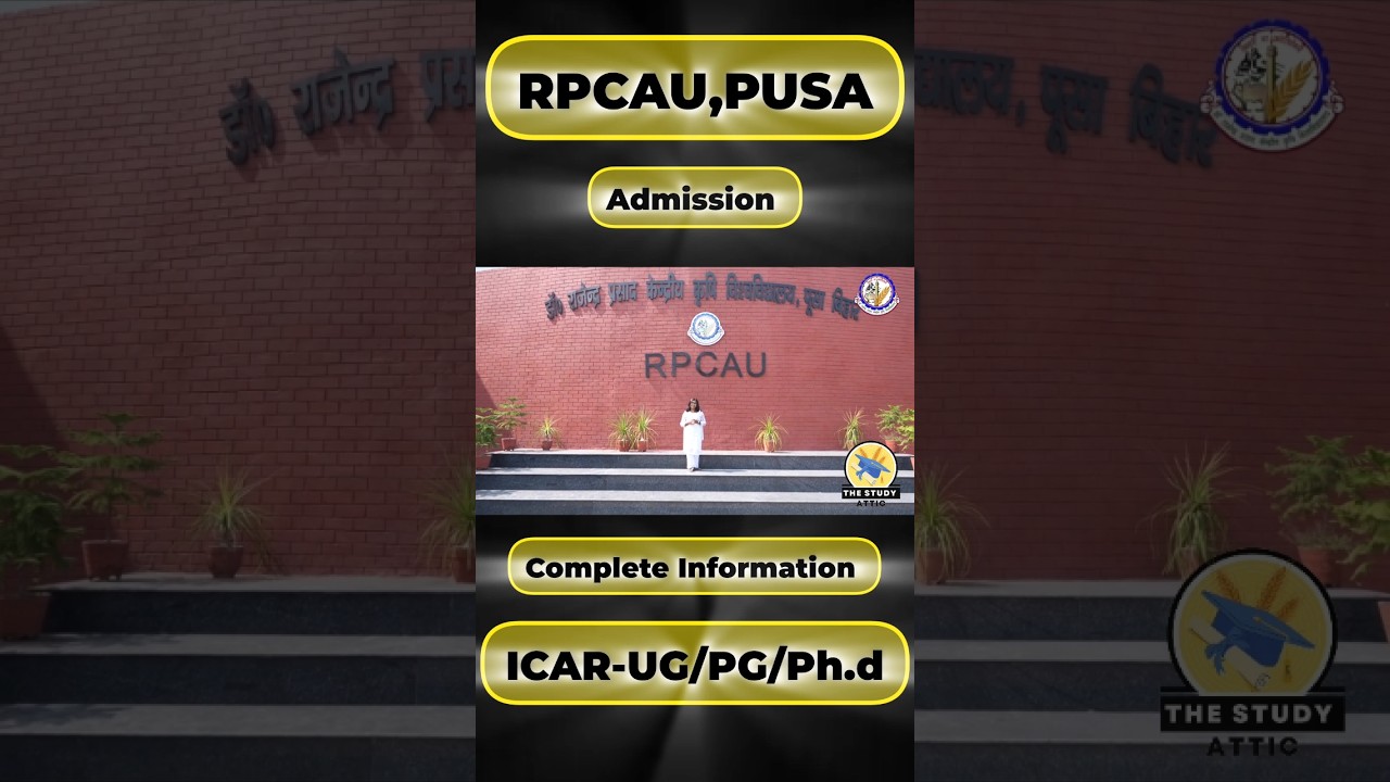 ICAR Counselling🚨RPCAU Pusa, Complete Information ℹ️ ICAR-UG/PG/Ph.d✅ Admission open #icar #rpcau